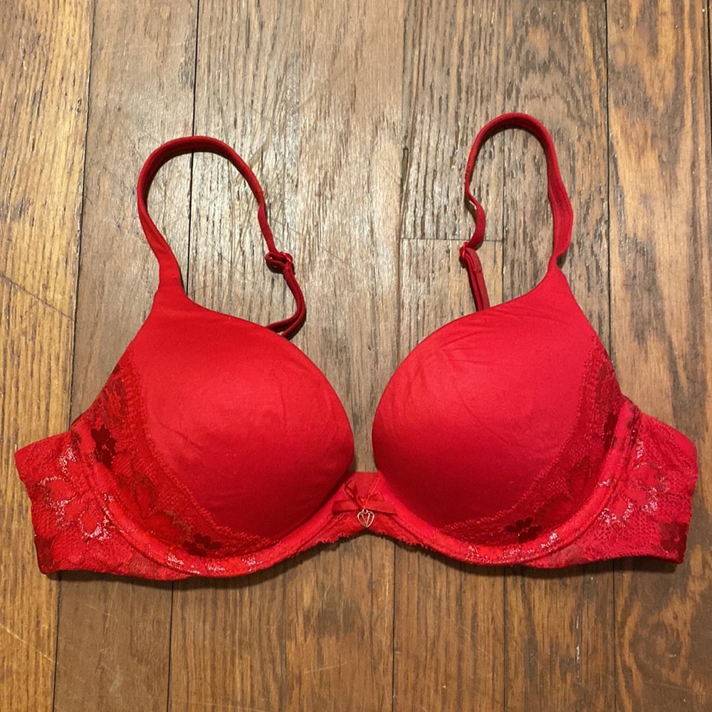 Red Victoria’s Secret Bra Size 34B - Picture 6 of 6